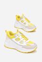 Biało-Żółte Sneakersy Xenielle