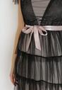 Czarno-Beżowa Sukienka Ianore