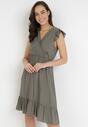 Khaki Sukienka Selaia