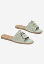Jasnozielone Klapki Thalyxo