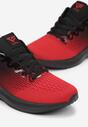 Czarno-Czerwone Buty Sportowe Omniel