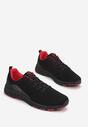 Czarno-Czerwone Buty Sportowe Rehael