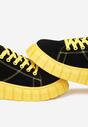 Czarno-Żółte Sneakersy Asteothelia