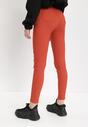 Pomarańczowe Spodnie Skinny Alcelos