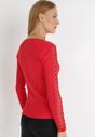 Czerwony Sweter Polyphe