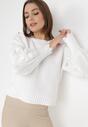Biały Sweter Demile