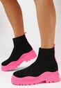 Sneakers Negru cu fucsia