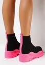 Sneakers Negru cu fucsia