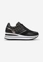 Czarne Sneakersy Aegobe