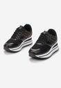Czarne Sneakersy Aegobe