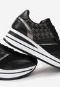 Czarne Sneakersy Aegobe