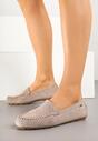 Jasnobeżowe Mokasyny Thalothee