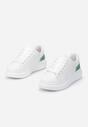 Biało-Zielone Sneakersy Dorobe