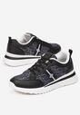 Czarno-Granatowe Sneakersy Kephiope
