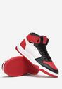 Czarno-Czerwone Sneakersy Tryphaera