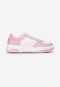 Biało-Różowe Sneakersy Megyle