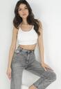 Szare Jeansy Slouchy Pireos