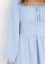 Niebieska Sukienka Auxede