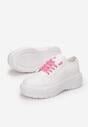 Biało-Różowe Sneakersy Ampaera