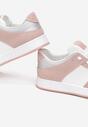 Biało-Różowe Sneakersy Nikaste