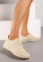 Beżowe Buty Sportowe Palessa