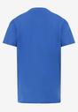Niebieska Koszulka z Bawełny Phylene