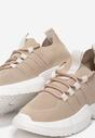 Ciemnobeżowe Buty Sportowe Oliera