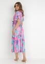 Różowo-Fioletowa Sukienka Alemitheme