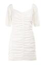 Biała Sukienka z Bawełny Lasthamna