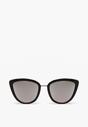 Czarno-Srebrne Okulary Przeciwsłoneczne Anasterine
