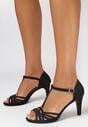 Czarne Sandały Amarhima