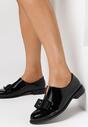 Czarne Półbuty ze Skórzaną Wkładką Europa