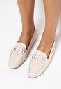 Jasnobeżowe Mokasyny Thaliera