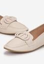 Jasnobeżowe Mokasyny Thaliera