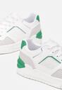 Biało-Zielone Sneakersy Gains