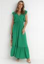 Zielona Sukienka z Wiskozy Aserus