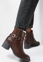 Brązowe Botki Dephitrite