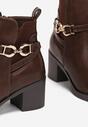 Brązowe Botki Dephitrite