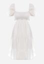 Biała Sukienka Bawełniana Liloono