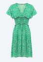 Zielona Sukienka z Wiskozy Meros