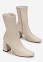 Beżowe Botki Stellen