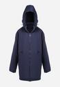 Granatowa Kurtka Parka Hiza