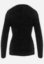 Czarny Sweter Wełniany z Alpaką Ithei