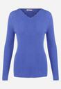 Ciemnoniebieski Sweter Rhodehe