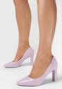 Pantofi cu toc Mov