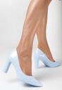 Pantofi cu toc Albastru deschis