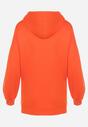 Pomarańczowa Bluza Oversize z Kapturem Kulsum