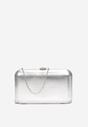 Srebrna Torebka Kopertówka z Łańcuszkiem Zemira