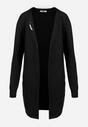 Czarny Kardigan z Broszką Yola