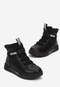 Czarne Botki ze Skóry Naturalnej Morom